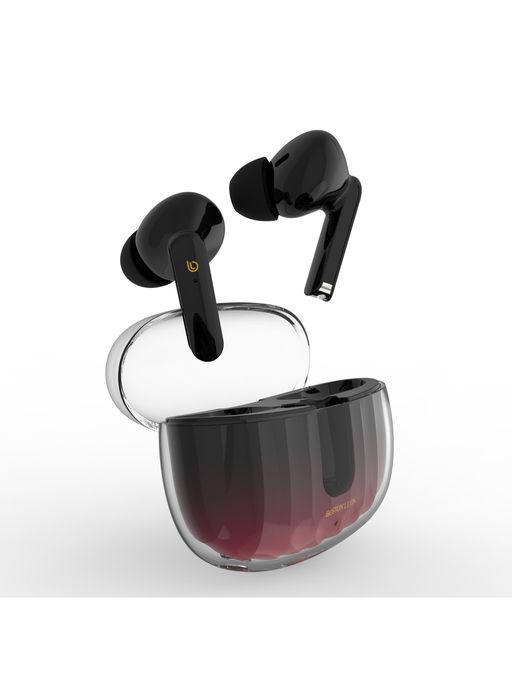 BOSTON LEVIN Airmax TWS With Playtime 30 Hours Black Earbuds Headphone