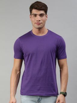 Huetrap - Mens Rappurple Classic Round Neck Short Sleeve T-shirt