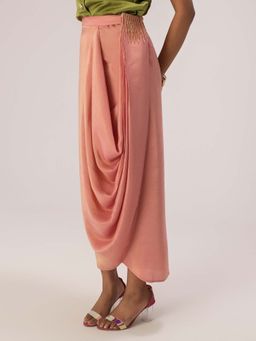 Dorabi - Pink Trisha Drape Skirt