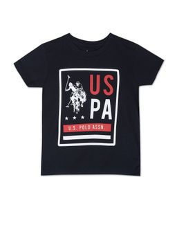 U.S. POLO ASSN. - Crew Neck Graphic Print T-Shirt