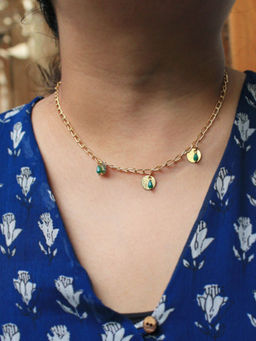 BeAbhika - Tiny Coins Necklace