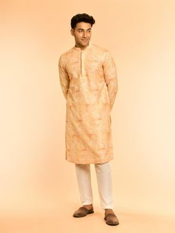 Diwas by Manyavar - Sunny Celebration Kurta with Pyjama