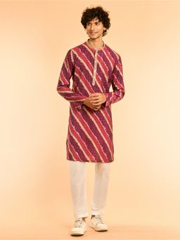 Diwas by Manyavar - Purple Delight Kurta with Pyjama