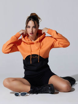 Cava Athleisure - Orange Dual Shade Adapt Hoodie