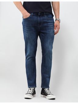 U.S. Polo Assn. Denim Co. - Blue Men Solid Cotton Straight Jeans