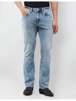U.S. Polo Assn. Denim Co. - Blue Men Cotton Solid Straight Jeans