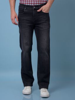 CRIMSOUNE CLUB - Men's Black Baggy Jeans