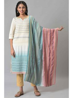 Aurelia - Blue Zari Embroidered Dupatta