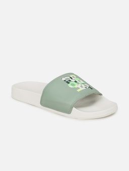 Reebok - SLIDE AG FLEX SLIDE - Men Green Sliders