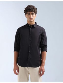 Flying Machine - Black Solid Originals Shirt