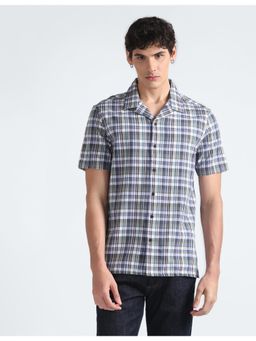 Flying Machine - Multi-Color Tartan Checks Cotton Shirt
