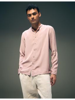Flying Machine - Pink Regular Fit Dobby Shirt