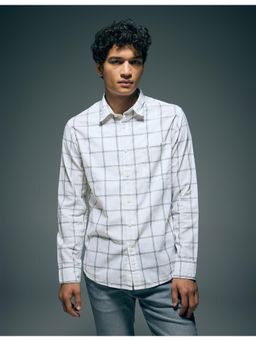 Flying Machine - White Slim Fit Essentials Shirt