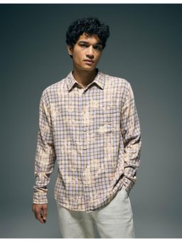 Flying Machine - Multi-Color Regular Fit Checks Printed Shirt