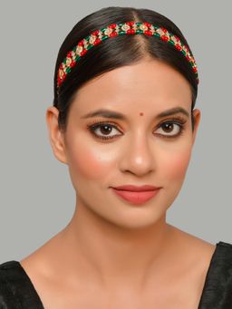 Silvermerc Designs - Traditional Multistone Beaded Headchain