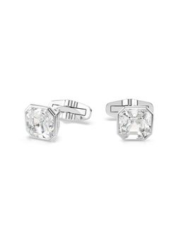 SWAROVSKI - Millenia Cufflinks, Octagon Cut, White, Rhodium Plated