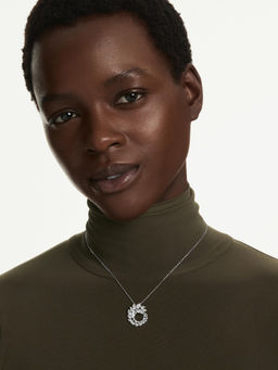 SWAROVSKI - Mesmera Necklace, Marquise Cut, White, Rhodium Plated