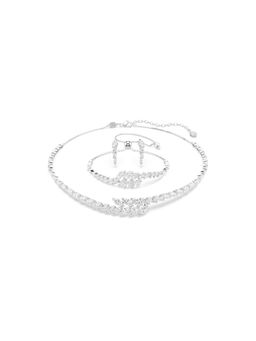 SWAROVSKI - Mesmera Set, Marquise Cut, White, Rhodium Plated Jewellery Sets