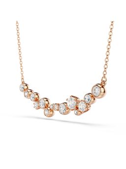 SWAROVSKI - Constella Necklace, Round Cut, White, 18K Rose Gold Finish