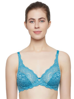 Triumph - Amourette 300 Wired Non-Padded Bra - Blue