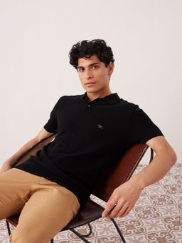 Andamen - Jet Knit Polo Regular Fit T-Shirt