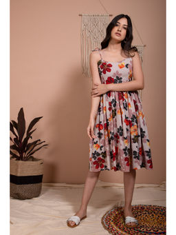 AROOP SHOP INDIA - Multi-Color Pansy Dress