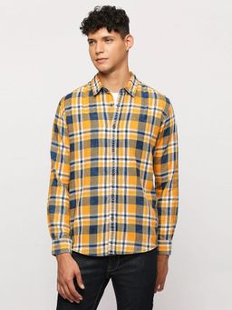 Pepe Jeans - Yellow Checks Long Sleeve Shirt