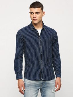 Pepe Jeans - Indigo Stripes Long Sleeve Shirt