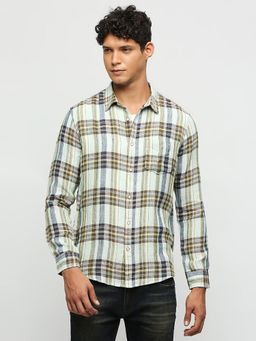 Pepe Jeans - Green Checks Long Sleeve Shirt