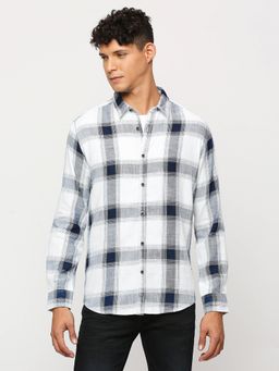 Pepe Jeans - Indigo Checks Long Sleeve Shirt