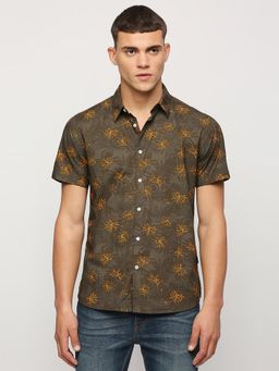 Pepe Jeans - Olive Premium Printed Shirt