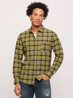 Pepe Jeans - Green Checks Long Sleeve Shirt