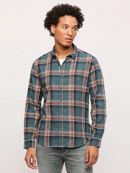 Pepe Jeans - Blue Checks Long Sleeve Shirt