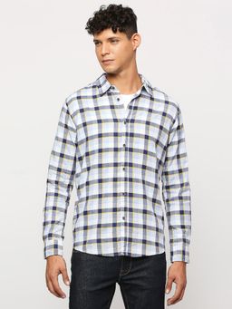 Pepe Jeans - Blue Checks Long Sleeve Shirt