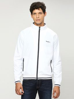Pepe Jeans - White Lightweight Full Sleeves Jacket