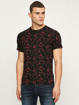 Pepe Jeans - Black Print Short Sleeves T-Shirt