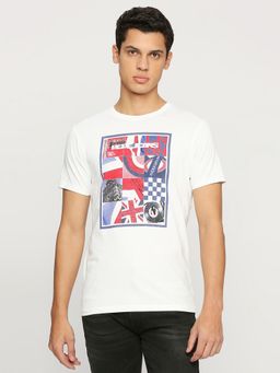 Pepe Jeans - White Round Neck Short Sleeves T-Shirt