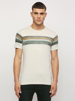 Pepe Jeans - White Striped Short Sleeves T-Shirt