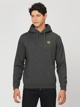 Pepe Jeans - Grey Solid Full Sleeves Sweatshirt