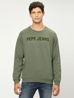 Pepe Jeans - Green Typography Sweatshirt