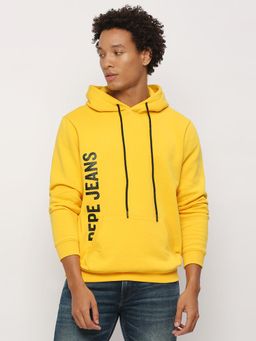 Pepe Jeans - Yellow Typography Sweatshirt