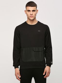 Pepe Jeans - Black Long Sleeve Stretch Sweatshirt