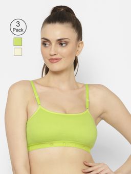 Floret - Wirefree Non-padded Sporty Bra - Multi-Color