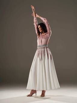 PUNEET KAPOOR LABEL - White Blush Shirt