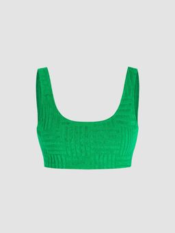 Cider - Solid Terry Crop Tank Top