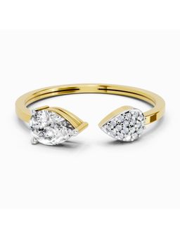 Sparkles - Lab Grown Diamond 0.55 Carat Pear Ring Gold
