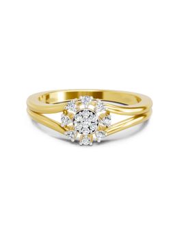 Sparkles - Lab Grown Diamond 0.17 Carat Round Solitaire Ring Gold
