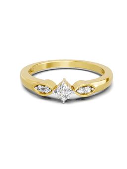 Sparkles - Lab Grown Diamond 0.11 Ct Round Cluster Ring Gold