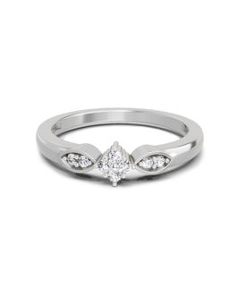 Sparkles - Lab Grown Diamond 0.11 Ct Round Cluster Ring Silver