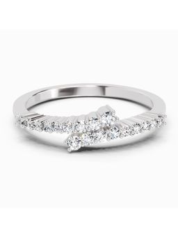 Sparkles - Lab Grown Diamond 0.18 Carat Round Fashion Ring Silver
